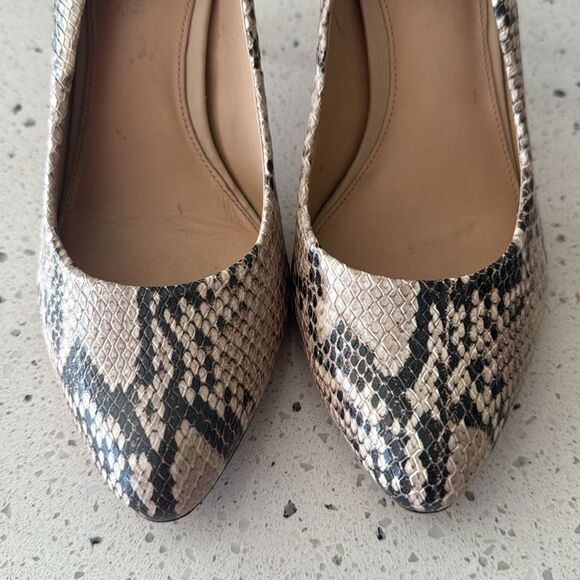 Antonio Melani Paton Leather Elegant Snake Print Stilettos Pumps Heels Size 10M - Picture 10 of 12